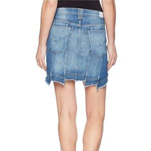 - - Hudson patchwork denim skirt